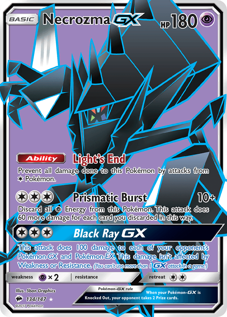 Necrozma-GX — Burning Shadows #134