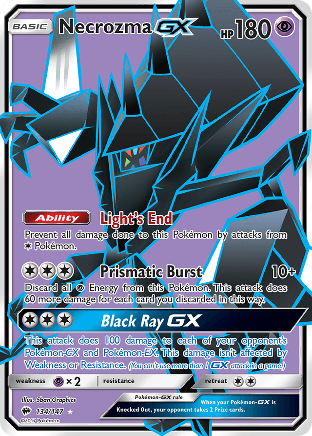 Necrozma-GX — Burning Shadows #134