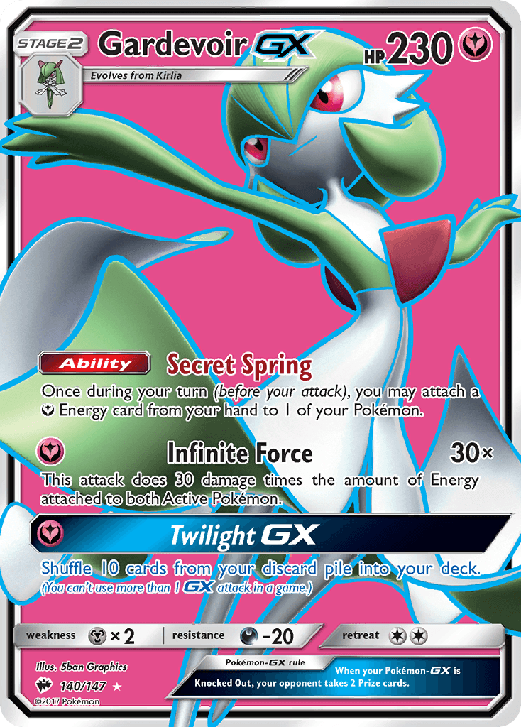 Gardevoir-GX — Burning Shadows #140