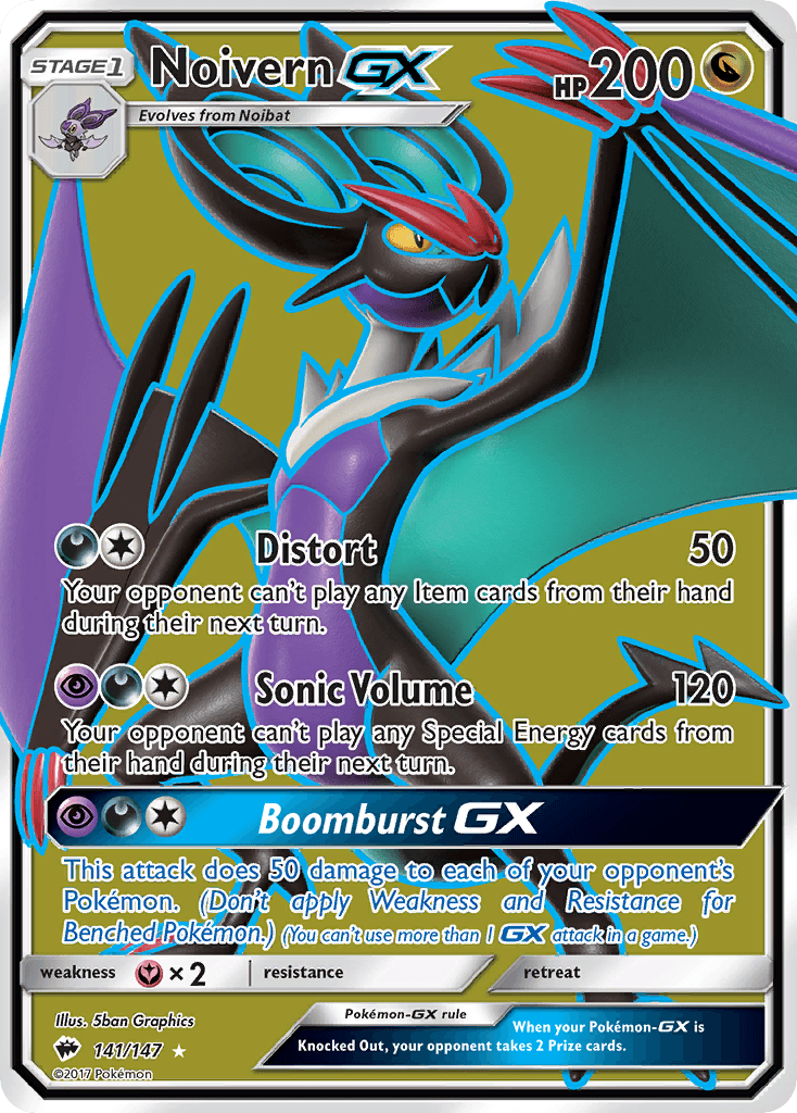 Noivern-GX — Burning Shadows #141