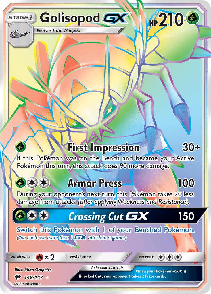 Golisopod-GX — Burning Shadows #148