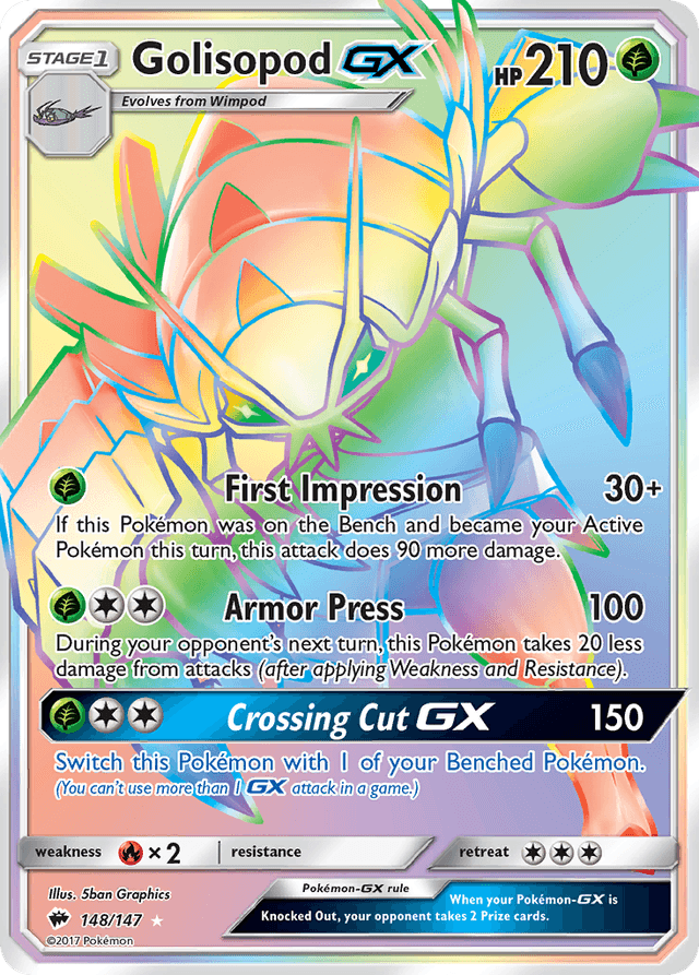 Golisopod-GX — Burning Shadows #148
