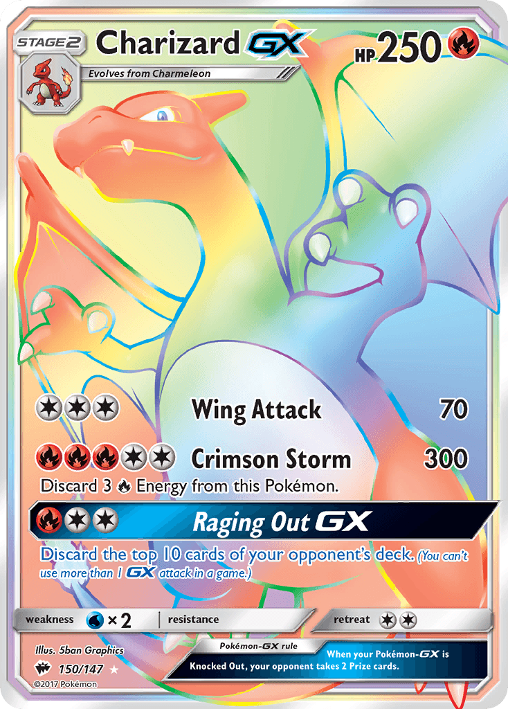 Charizard-GX — Burning Shadows #150