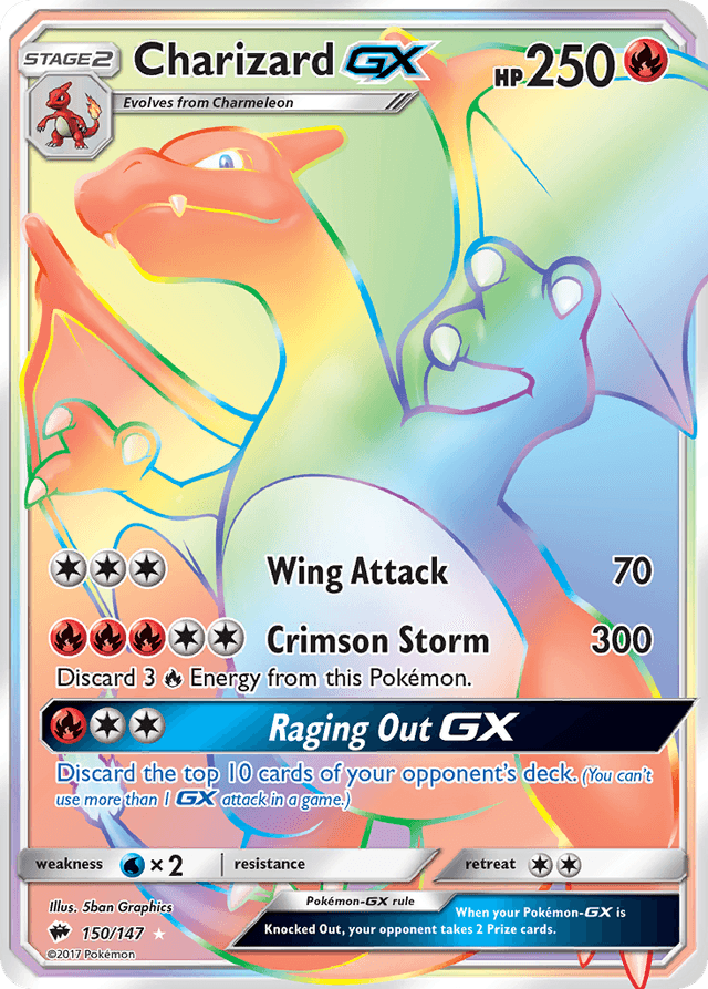 Charizard-GX — Burning Shadows #150