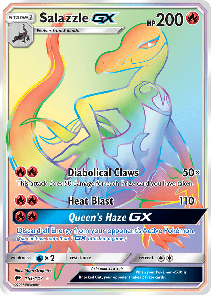 Salazzle-GX — Burning Shadows #151