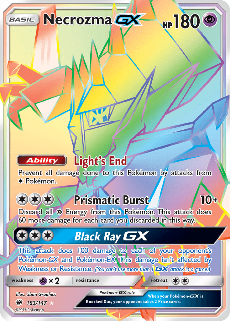 Necrozma-GX — Burning Shadows #153