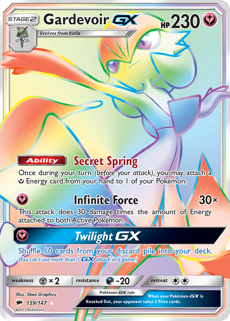Gardevoir-GX — Burning Shadows #159