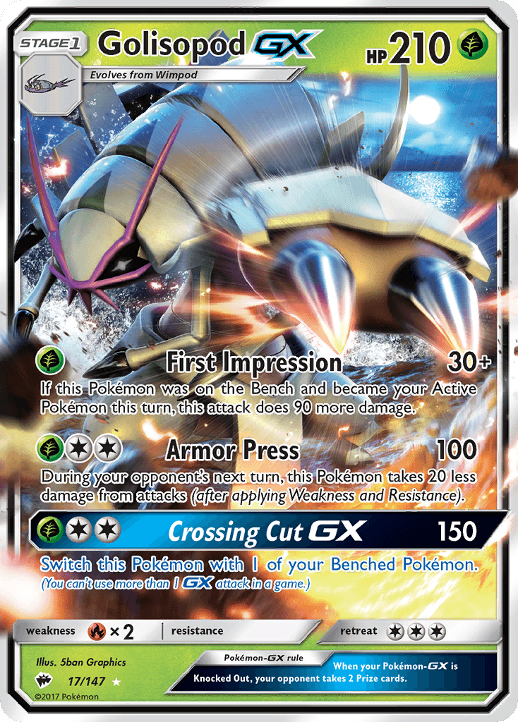 Golisopod-GX — Burning Shadows #17