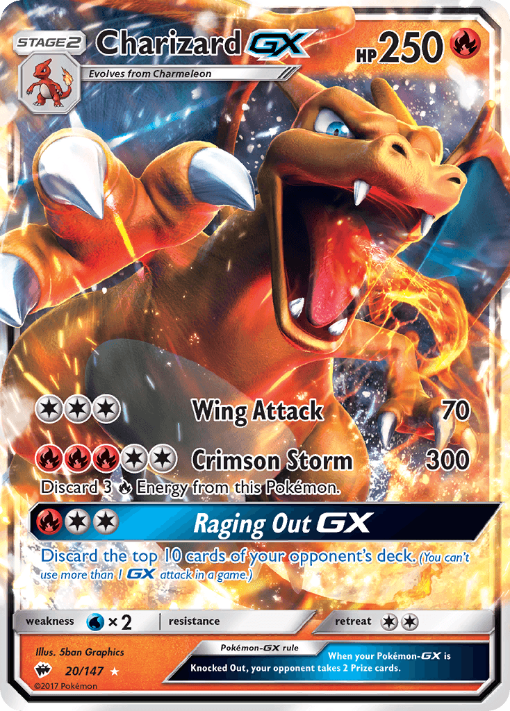 Charizard-GX — Burning Shadows #20