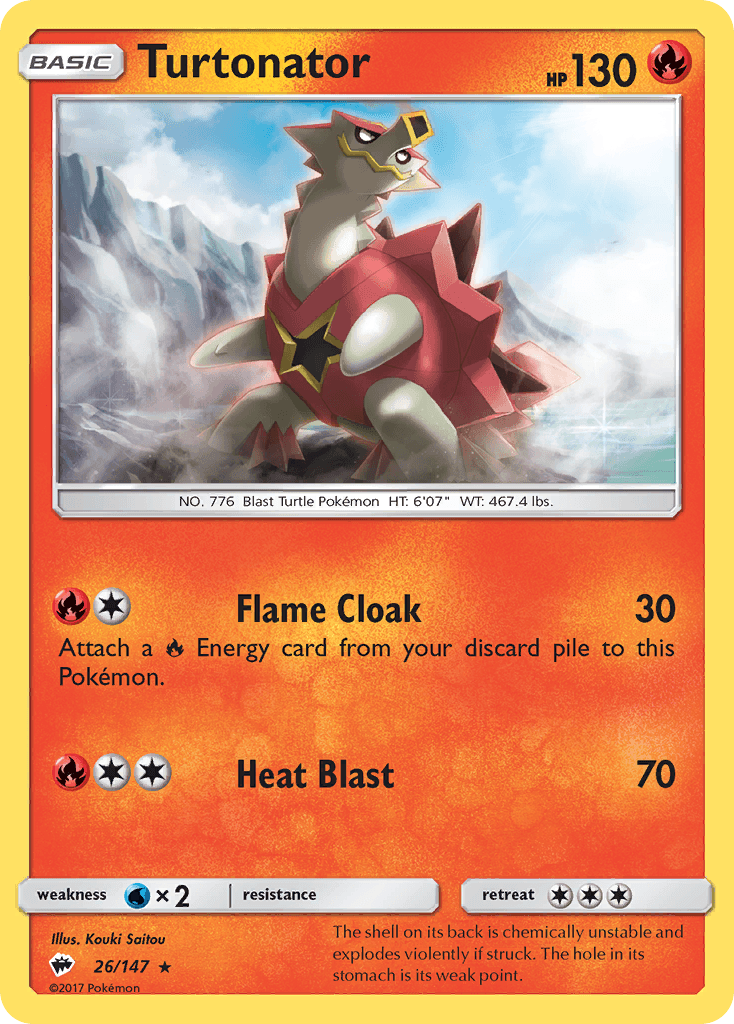 Turtonator — Burning Shadows #26