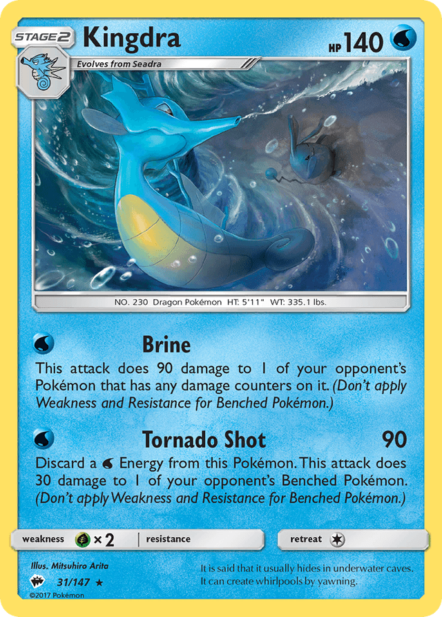 Kingdra — Burning Shadows #31