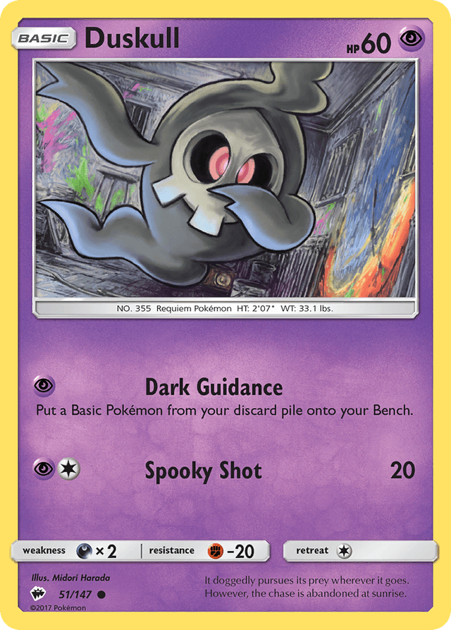 Duskull — Burning Shadows #51
