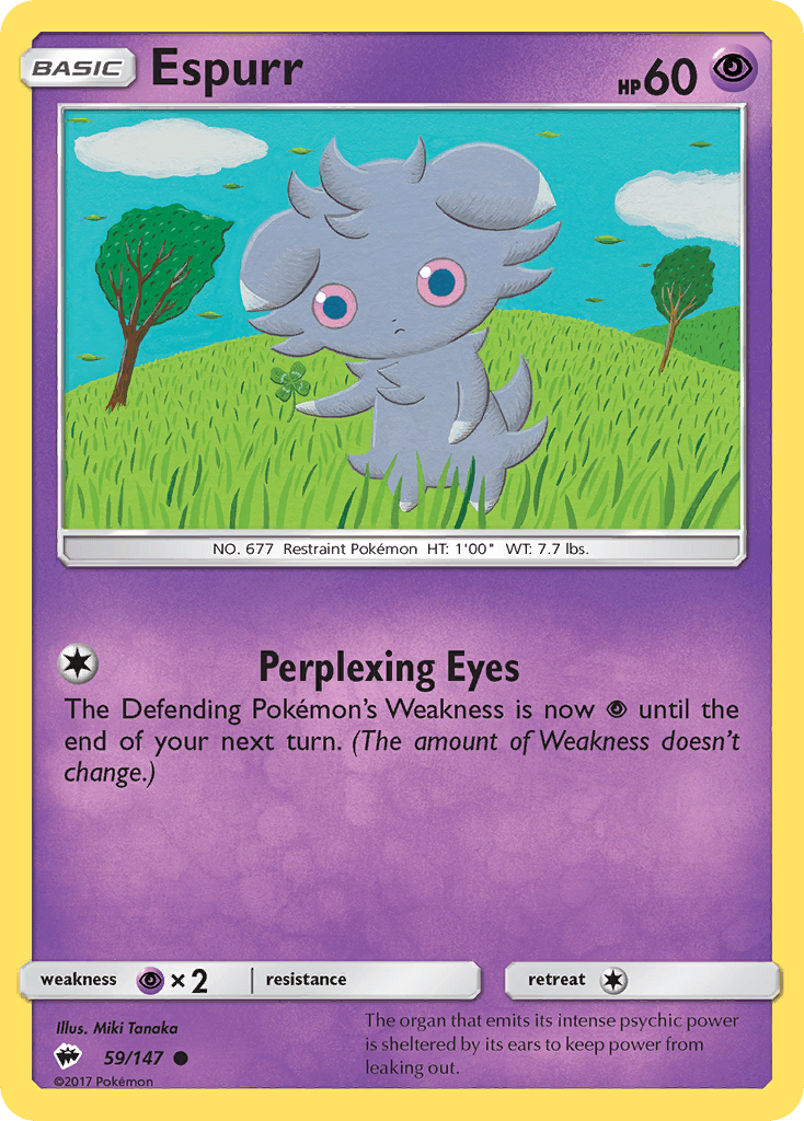 Espurr — Burning Shadows #59