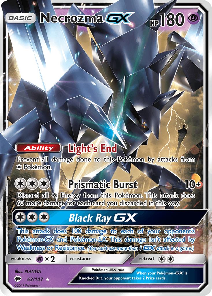Necrozma-GX — Burning Shadows #63