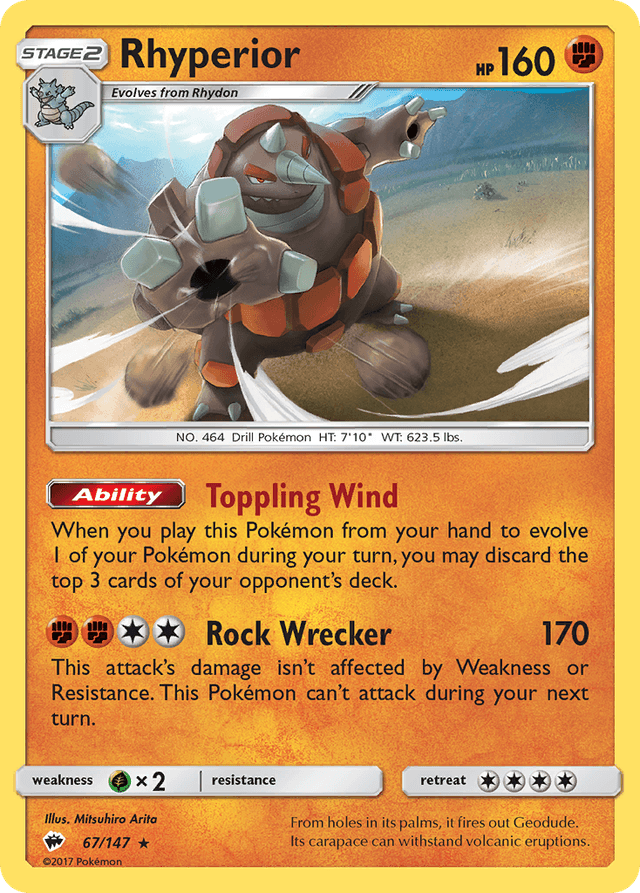 Rhyperior — Burning Shadows #67