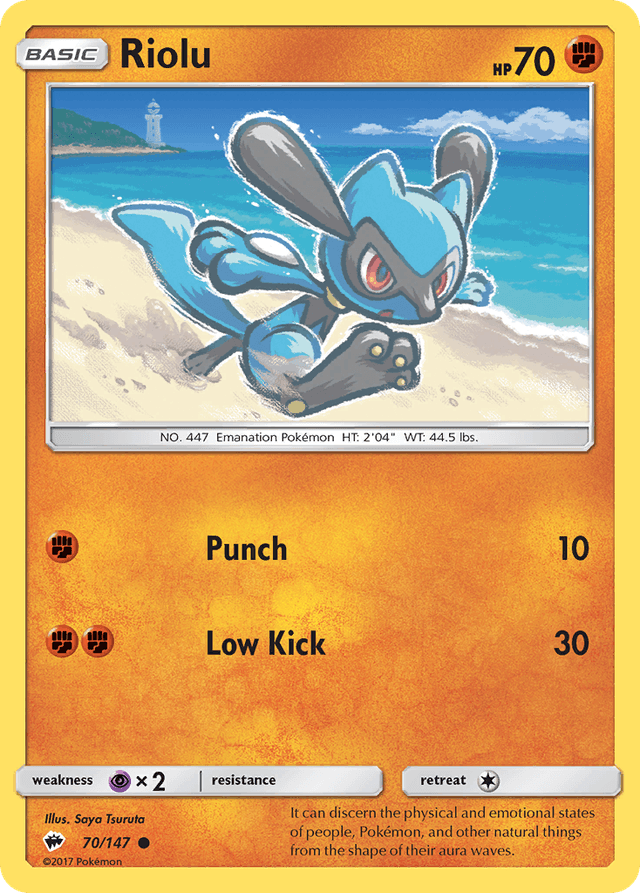 Riolu — Burning Shadows #70