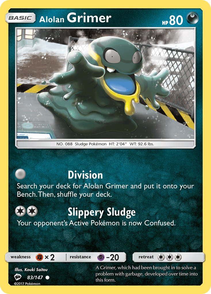 Alolan Grimer — Burning Shadows #83