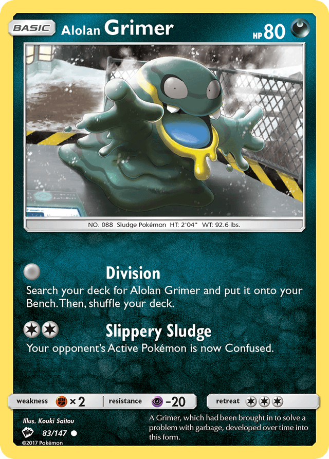 Alolan Grimer — Burning Shadows #83