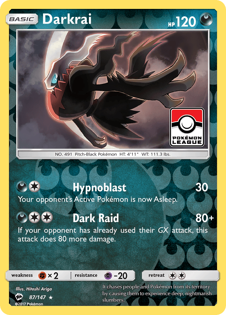Darkrai — Burning Shadows #87