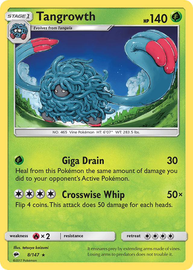 Tangrowth — Burning Shadows #8