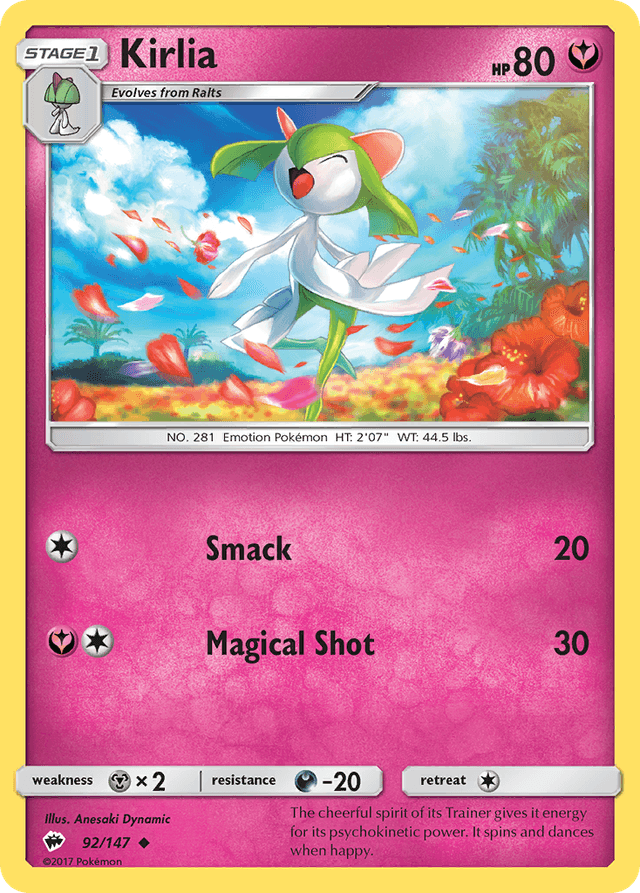 Kirlia — Burning Shadows #92