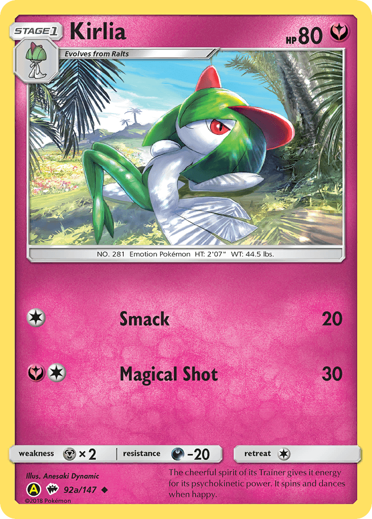 Kirlia — Burning Shadows #92a