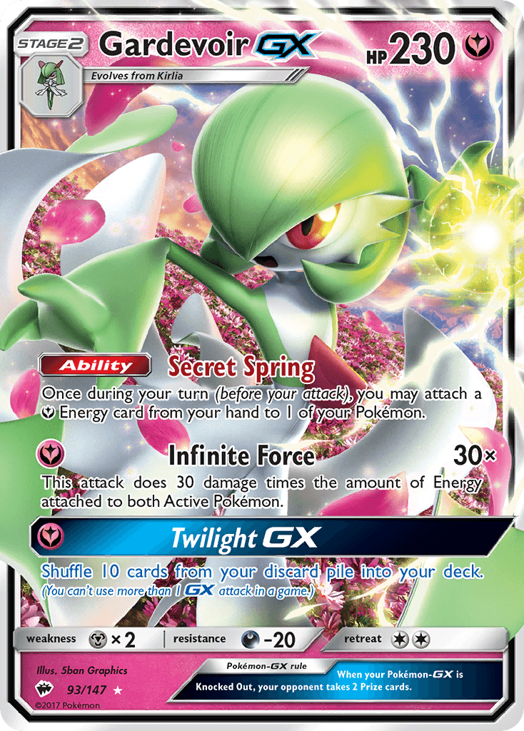 Gardevoir-GX — Burning Shadows #93