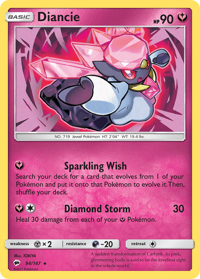 Diancie — Burning Shadows #94