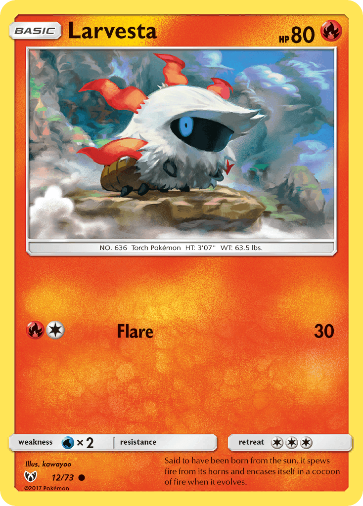 Larvesta — Shining Legends #12