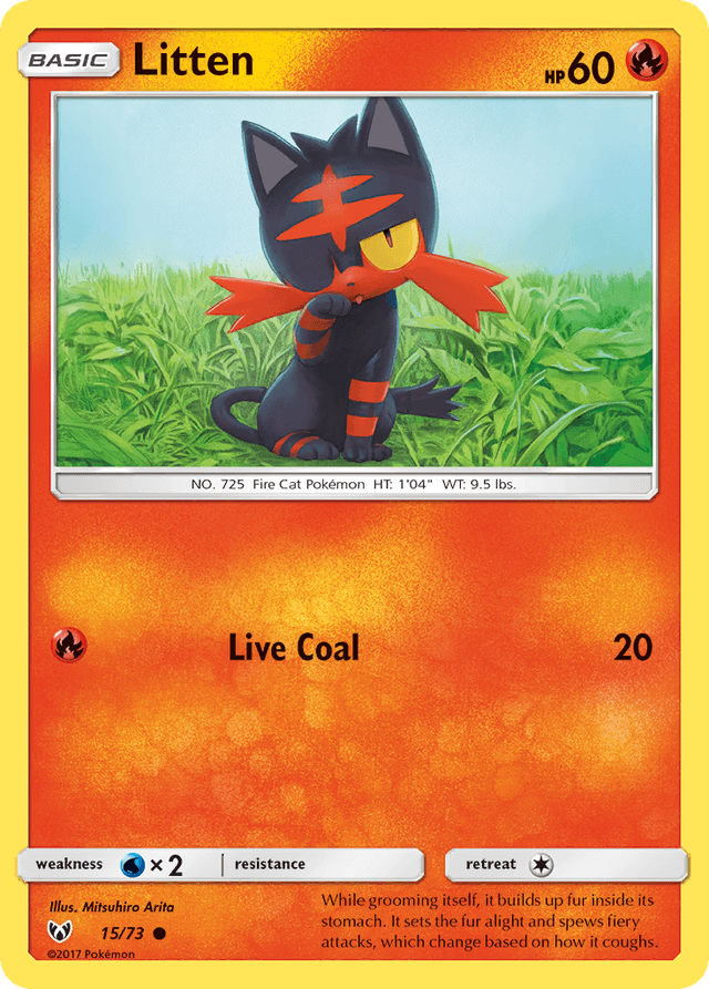 Litten — Shining Legends #15