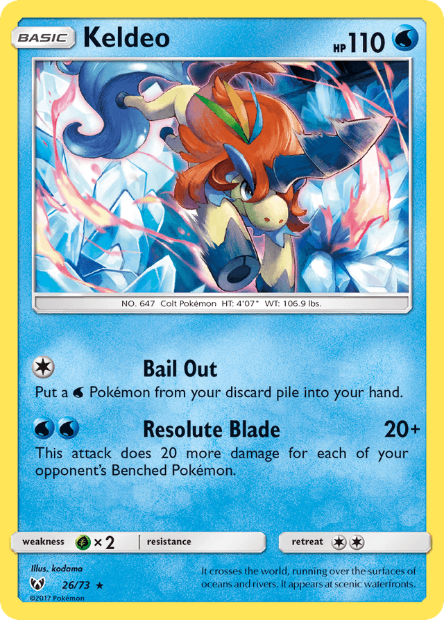 Keldeo — Shining Legends #26