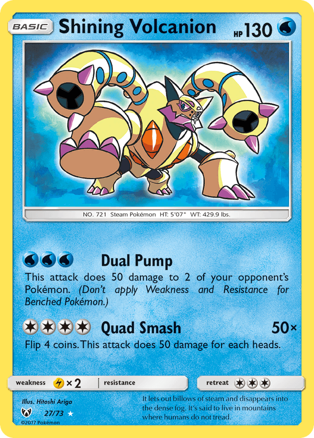 Shining Volcanion — Shining Legends #27