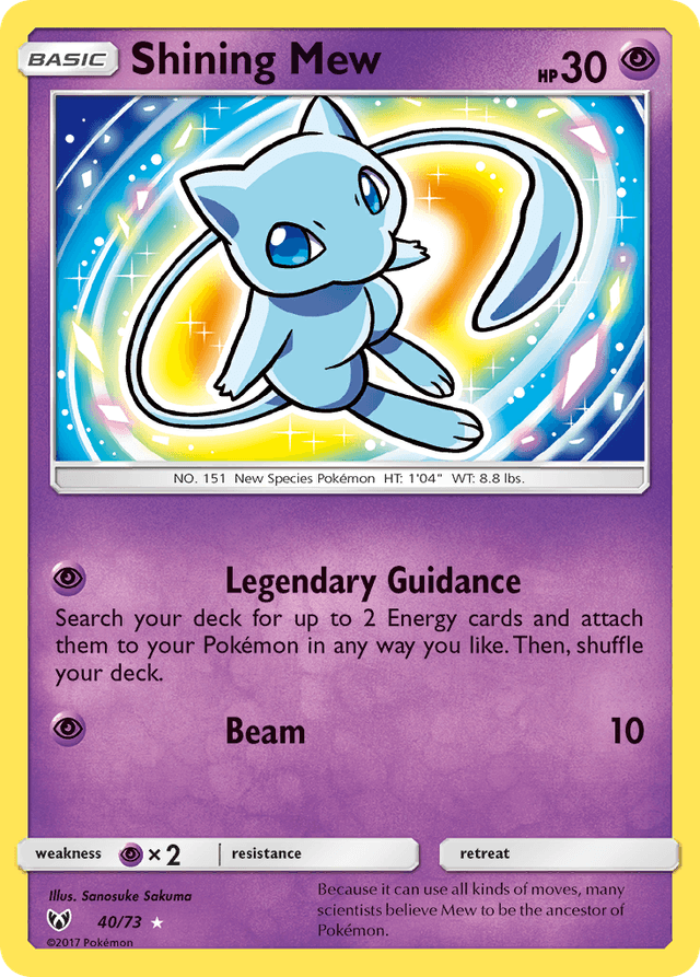Shining Mew — Shining Legends #40