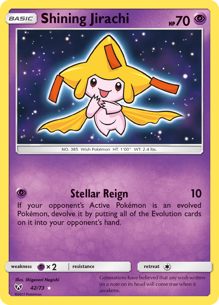 Shining Jirachi — Shining Legends #42