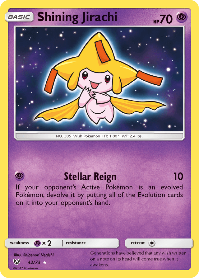 Shining Jirachi — Shining Legends #42