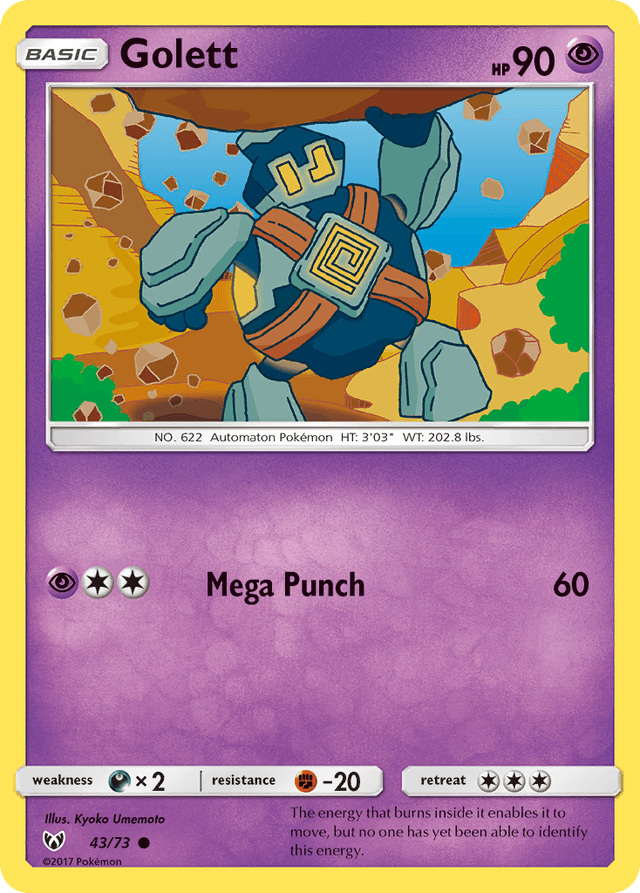 Golett — Shining Legends #43