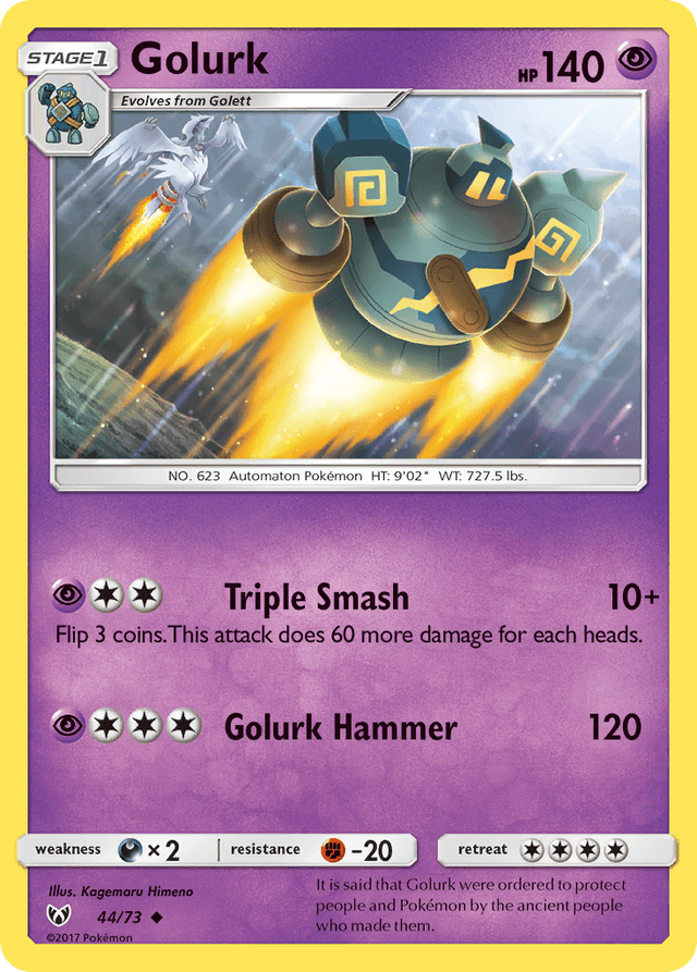 Golurk — Shining Legends #44