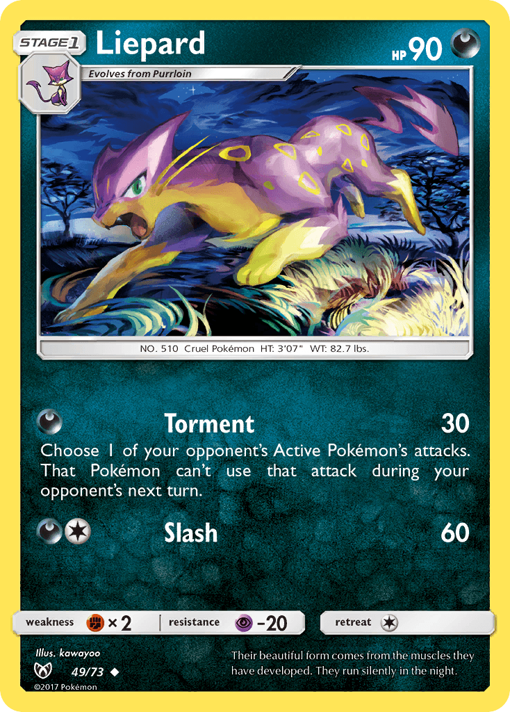Liepard — Shining Legends #49