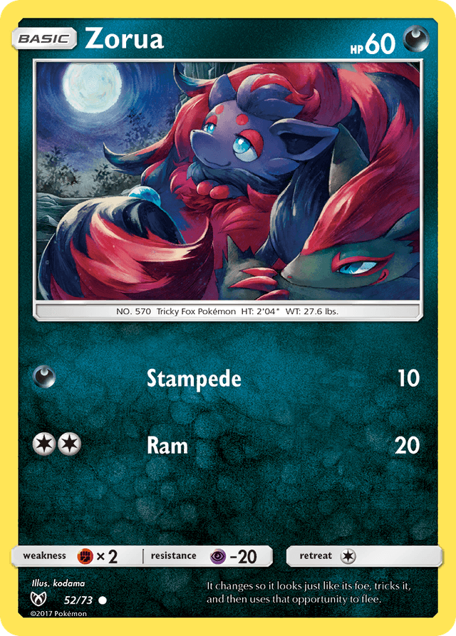 Zorua — Shining Legends #52