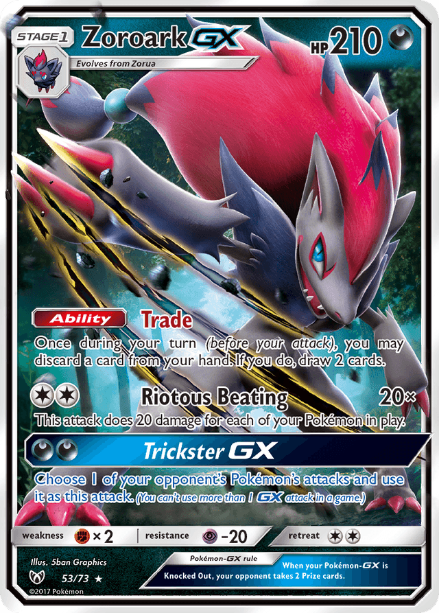 Zoroark-GX — Shining Legends #53