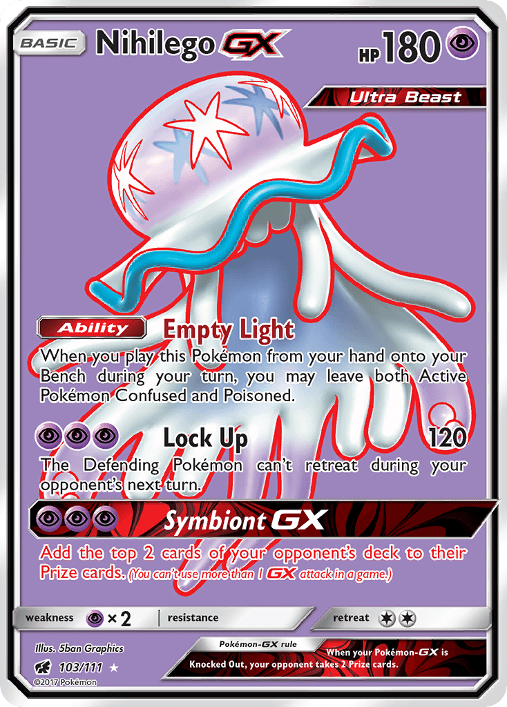 Nihilego-GX — Crimson Invasion #103