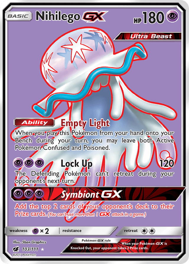 Nihilego-GX — Crimson Invasion #103