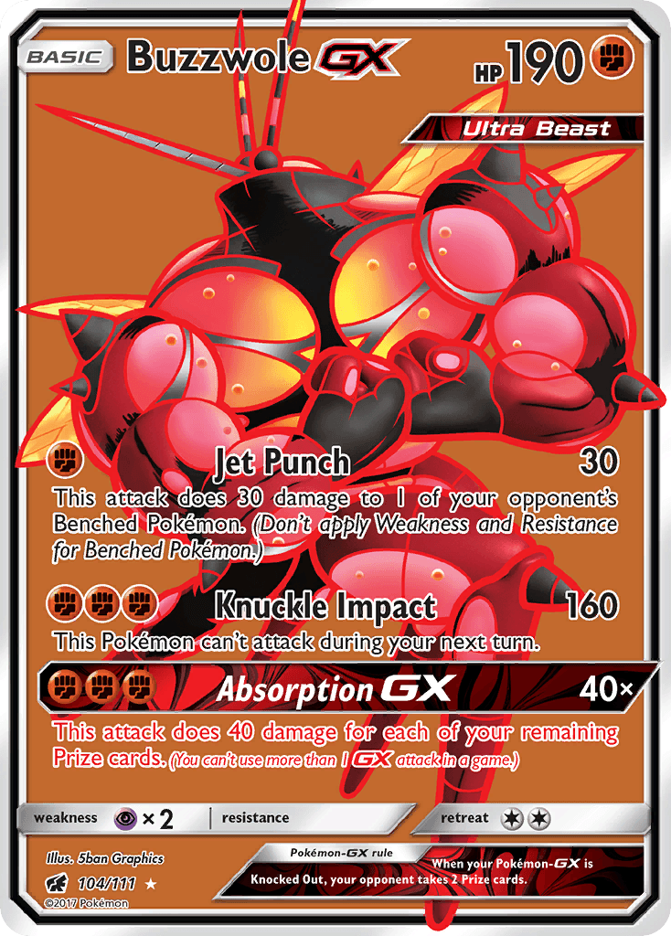 Buzzwole-GX — Crimson Invasion #104