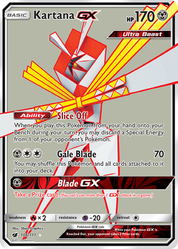 Kartana-GX — Crimson Invasion #106