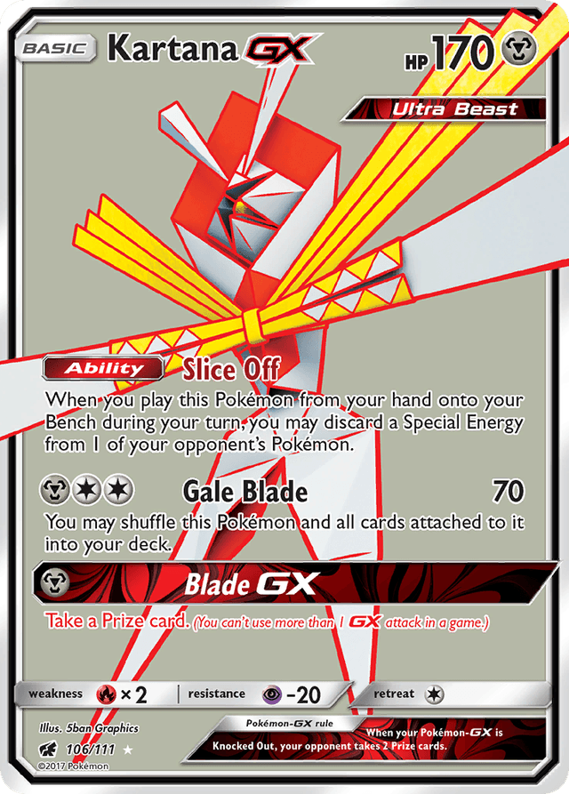 Kartana-GX — Crimson Invasion #106