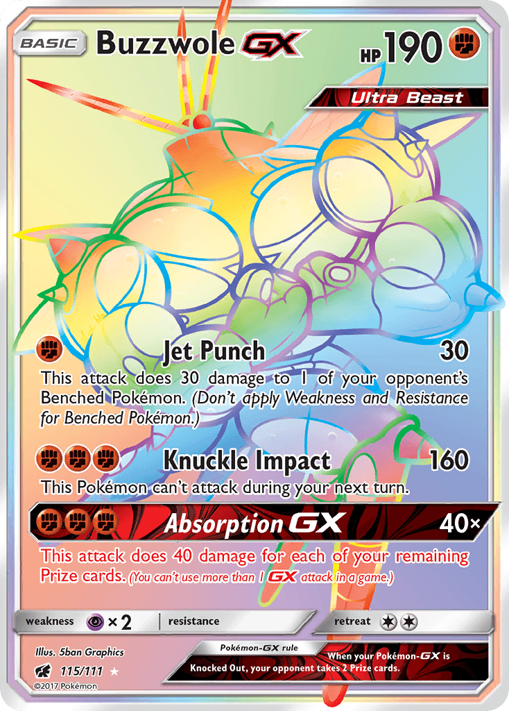 Buzzwole-GX — Crimson Invasion #115