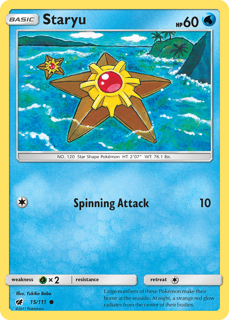 Staryu — Crimson Invasion #15