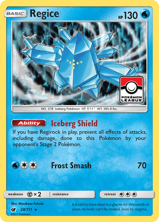 Regice — Crimson Invasion #28