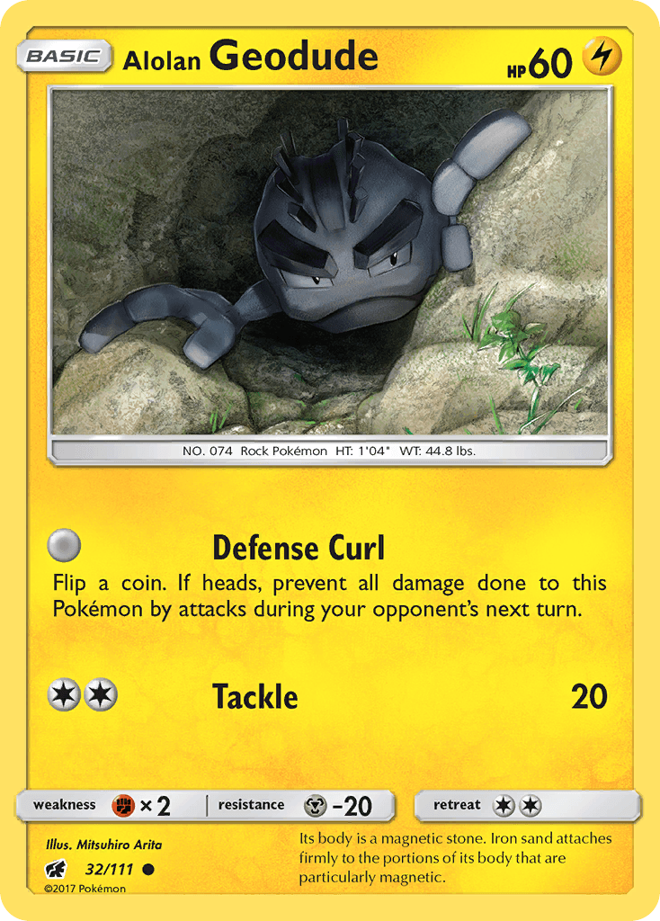 Alolan Geodude — Crimson Invasion #32