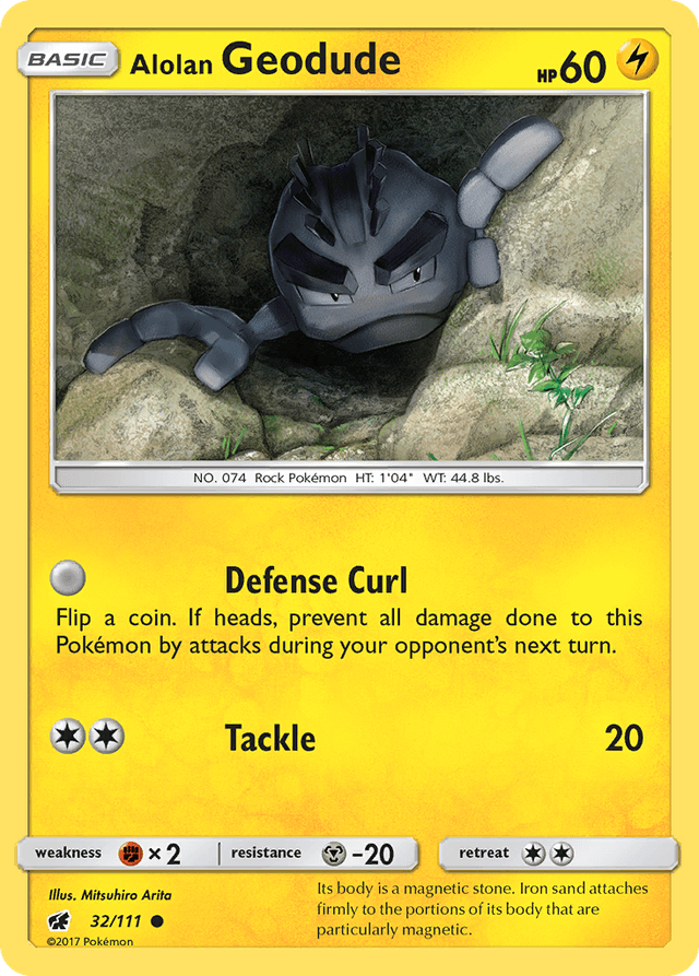 Alolan Geodude — Crimson Invasion #32